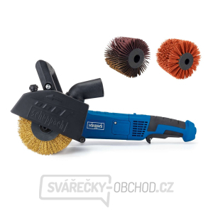 Scheppach MRS 1300 kartáčová / renovační bruska + nylonový a smirkový kartáč K80 gallery main image