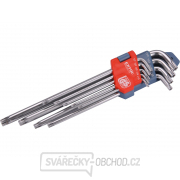 L-klíče TORX prodloužené, EXTOL PREMIUM - 9ks L-klíče TORX prodloužené, EXTOL PREMIUM - 9ks gallery main image