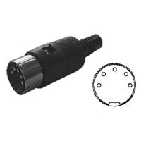 Levně Konektor DIN 5kolík kabel 03330002