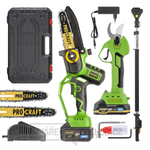 Sada aku ruční pilka PKA32Li a nůžky na větve ES25Li + nástavec EP2.0R | SPKA32Li/ES25Li/EP2.0 gallery main image