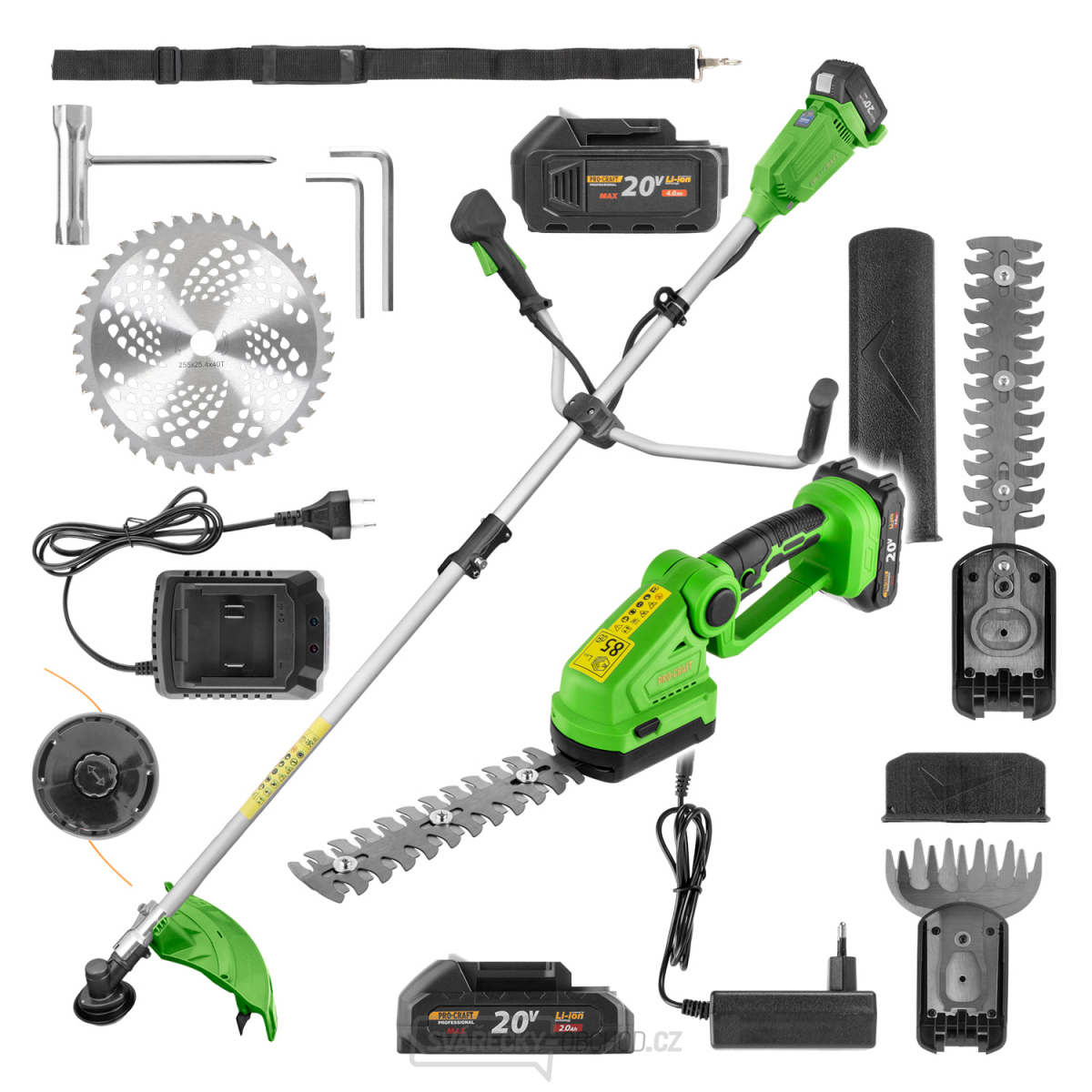 Sada aku křovinořez ATA-20BS a nůžky na trávu PGH2100 | SATA-20BS/PGH2100