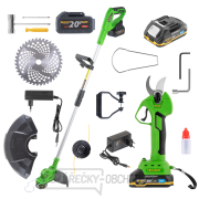 Sada aku vyžínač PTA24-BL a nůžky na větve ES25Li | SPTA24-BL/ES25Li gallery main image