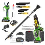 Sada aku ruční pilka PKA32Li a nůžky na větve ES32Li + nástavec EP2.0R | SPKA32Li/ES32Li/EP2.0 gallery main image