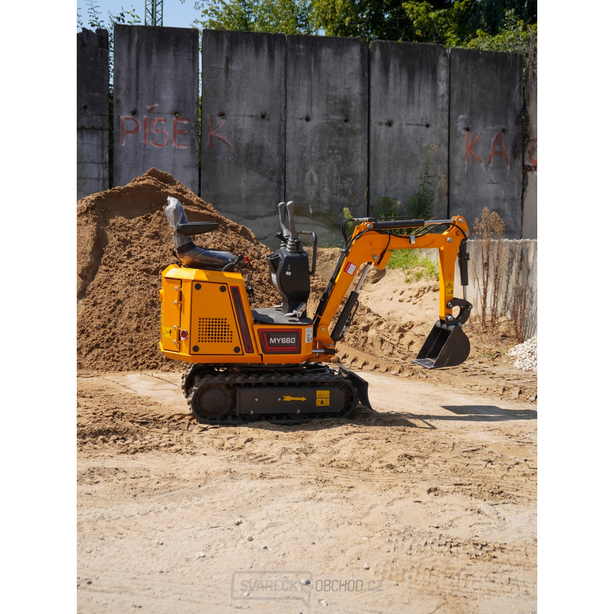 Minibagr Baugarden BG660.01 lžíce 400mm