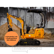 Minibagr Baugarden BG850.01 B&S zvýhodněný set s hydraulickou lžíci 800mm gallery main image