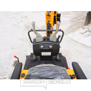 Minibagr Baugarden BG850.01 HT lžíce 400mm, rychloupínák PÁKOVÝ, hydraulický PALEC náhled