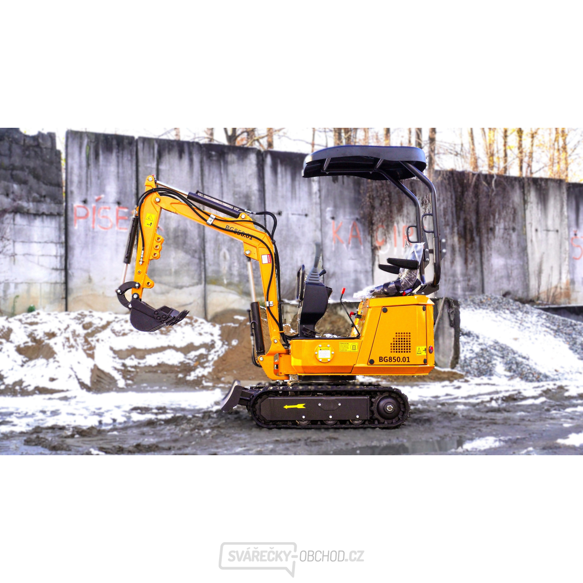 Minibagr Baugarden BG850.01 lžíce 400mm