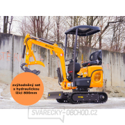 Minibagr Baugarden BG1210.02 zvýhodněný set s hydraulickou lžíci 800mm gallery main image