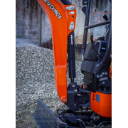 Minibagr Baugarden BG1260.12 CX PRO II Kubota, lžíce 400mm , přidržovací palec náhled