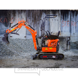 Minibagr Baugarden BG1260.12 CX PRO II Kubota, lžíce 400mm , přidržovací palec gallery main image