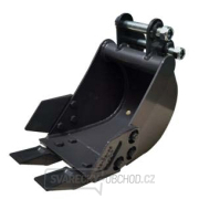 Minibagr Baugarden BG1300.12 zvýhodněný set s  pevnou lžíci 800mm Náhled