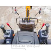 Minibagr Baugarden BG1400.12 PRO Kubota lžíce 4000mm + přidržovací palec hydraulický náhled