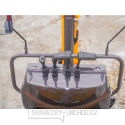 Minibagr Baugarden BG1400.12 PRO Kubota lžíce 4000mm + přidržovací palec hydraulický náhled