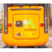 Minibagr Baugarden BG1400.12 PRO Kubota lžíce 4000mm + přidržovací palec hydraulický náhled