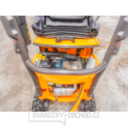 Minibagr Baugarden BG1400.12 PRO Kubota lžíce 4000mm + přidržovací palec hydraulický náhled