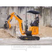 Minibagr Baugarden BG1400.12 PRO Kubota lžíce 4000mm + přidržovací palec hydraulický gallery main image