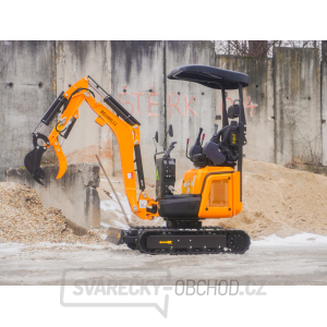 Minibagr Baugarden BG1400.12 PRO Kubota lžíce 4000mm + přidržovací palec hydraulický gallery main image