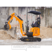 Minibagr Baugarden BG1400.12 PRO Kubota zvýhodněný set s hydraulickou lžíci 800mm Náhled