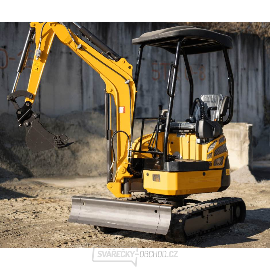 Minibagr Baugarden BG1800.02 Kubota lžíce 400mm