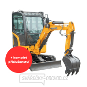 Minibagr Baugarden BG2800.01 zvýhodněný set s pevnou lžíci 1000mm gallery main image