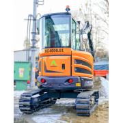 Minibagr Baugarden BG4000.01 Kubota lžíce 500mm, Rychloupínák hydraulický Náhled