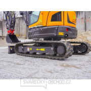 Minibagr Baugarden BG4000.01 Kubota lžíce 500mm, Rychloupínák hydraulický náhled