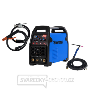 Invertorový svařovací stroj TIG 215P AC/DC + Kabely gallery main image