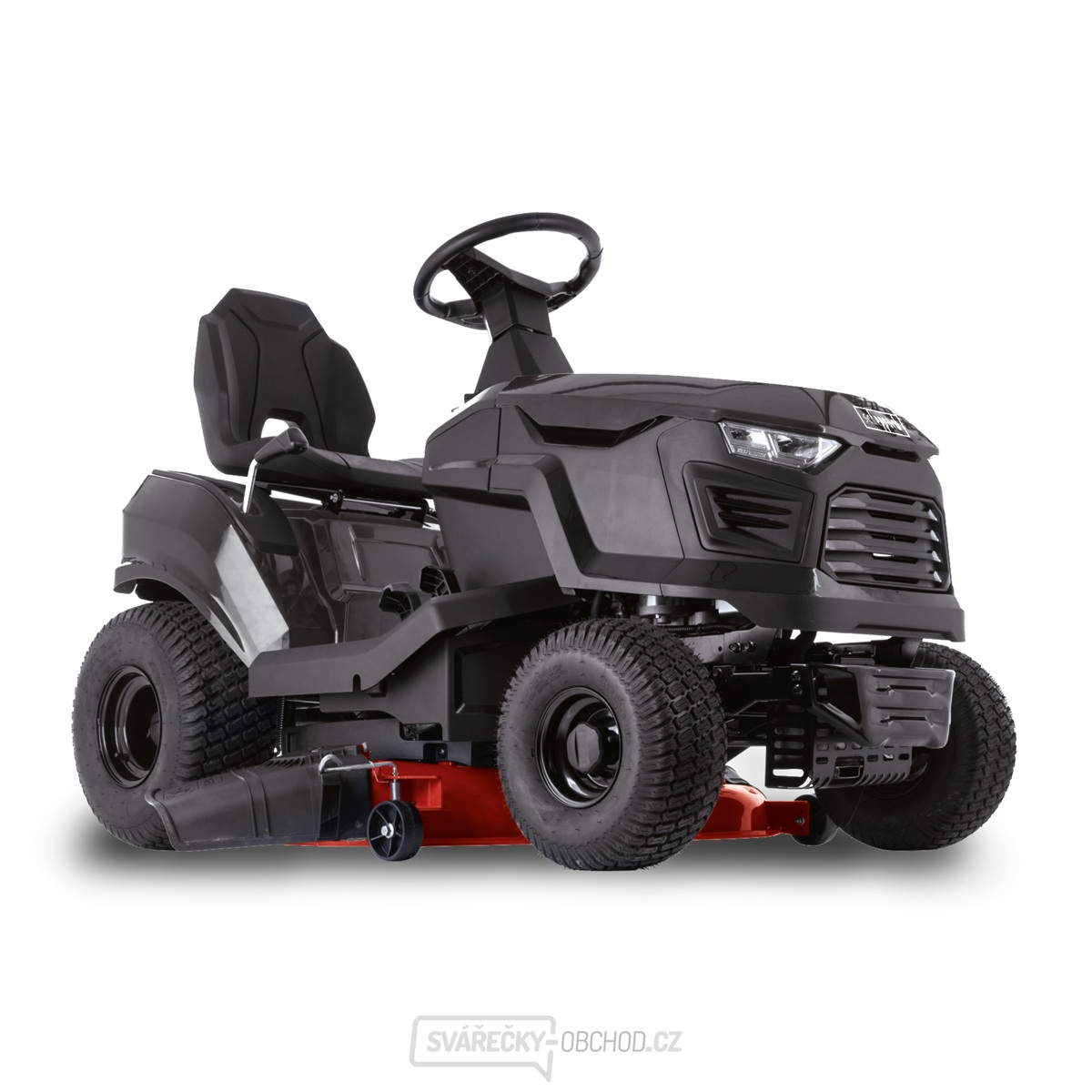 Scheppach TMR 452-98H-SD travní traktor 98 cm s bočním výhozem a hydrostatickou převodovkou