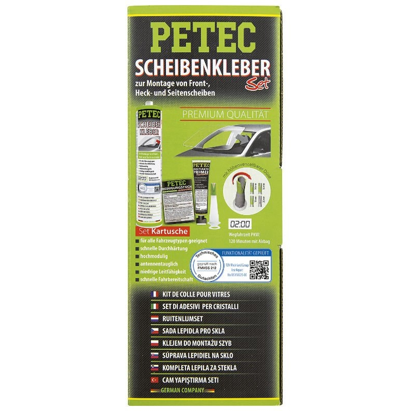 Levně PETEC 83333 Sada pro lepení skel do karosérií 2801000083333