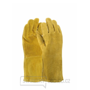 Rukavice svářečské, štípenka, žluté vel.10, KIRK/KO gallery main image