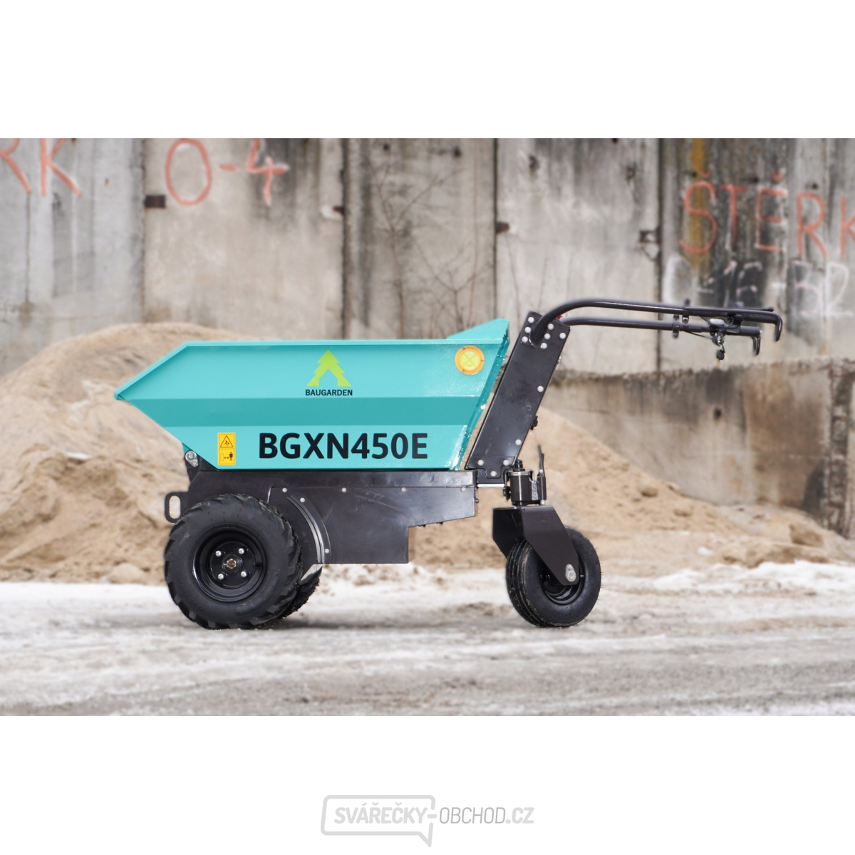Elektrický kolový minidumper BAUGARDEN BGXN450E