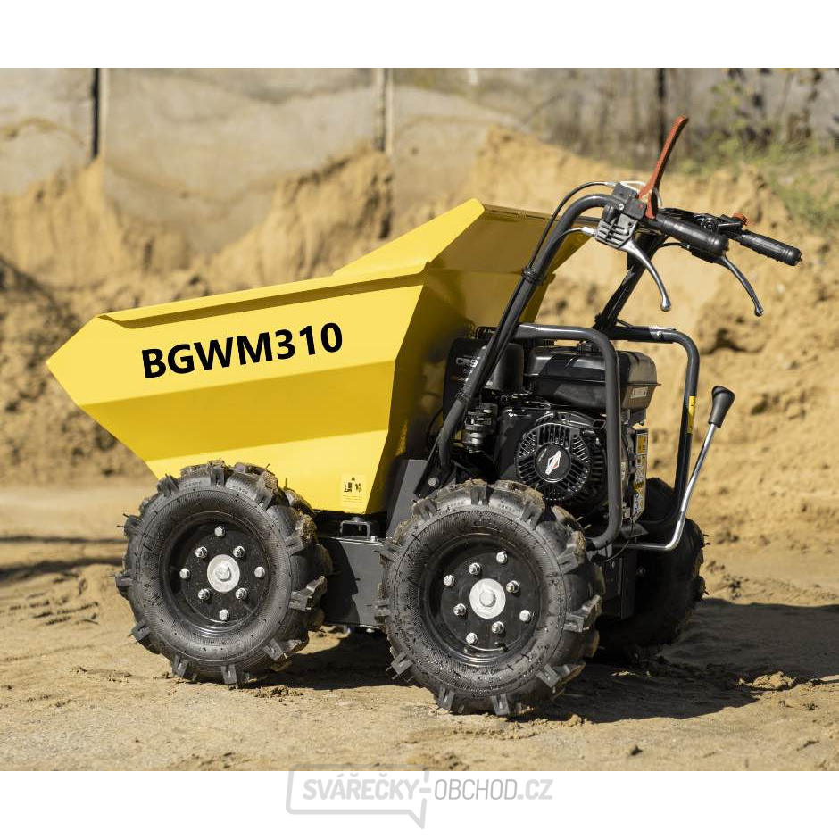 Minidumper kolový BAUGARDEN BGWM310 4x4 Briggs&Stratton e-start