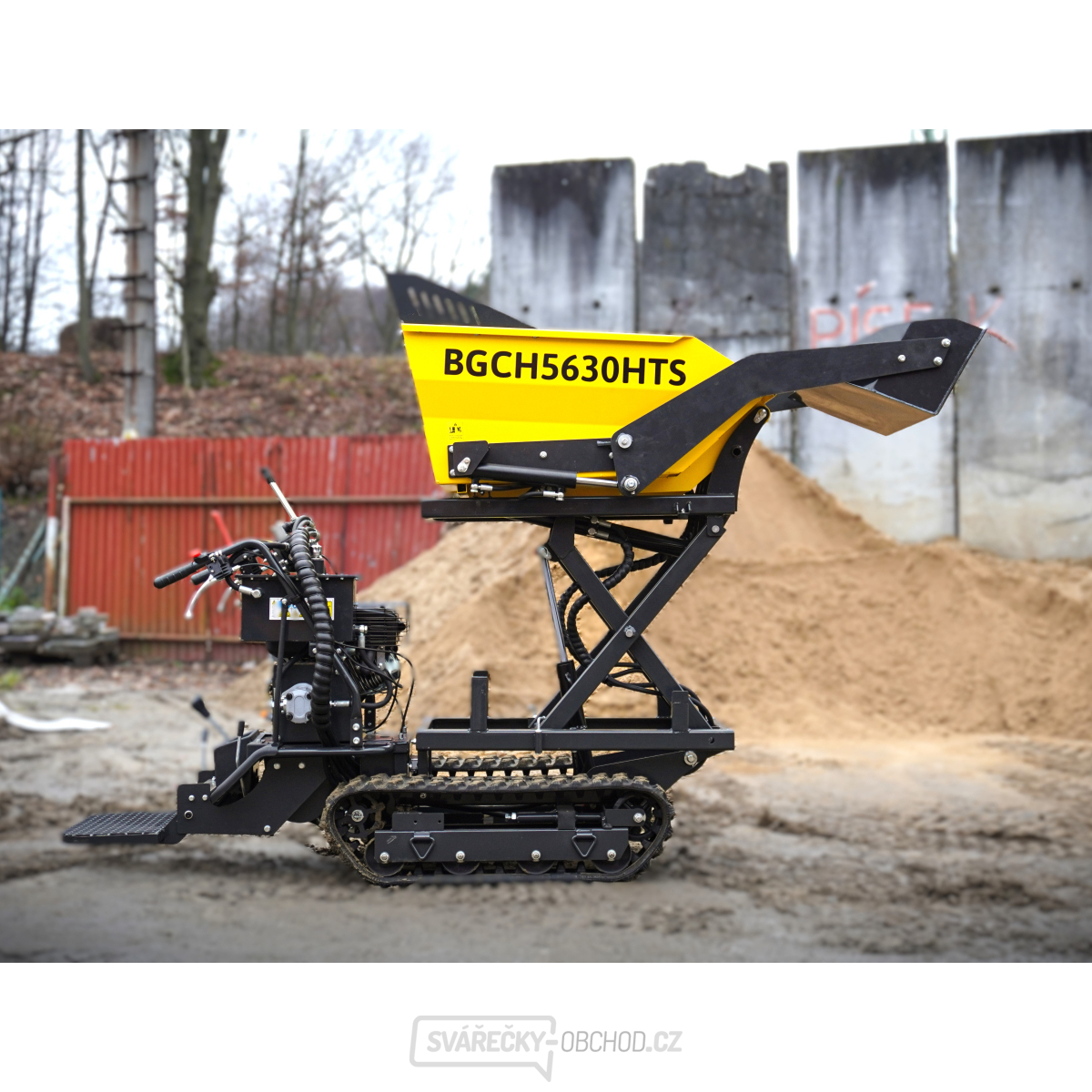 Minidumper pásový BAUGARDEN BGCH5630HTS Briggs&Stratton e-start