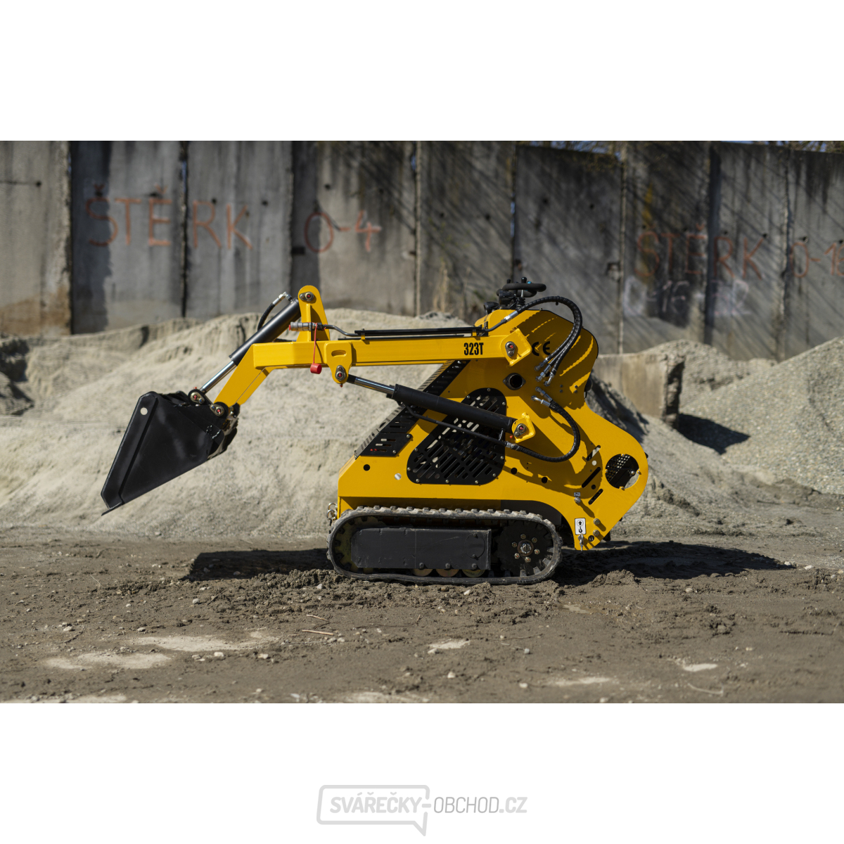 Mininakladač pásový BAUGARDEN 323T Briggs&Stratton lžíce 850mm