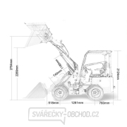 Kolový nakládač BAUGARDEN BGKN08 Kubota + lžíce 911mm + hydroupínák Náhled