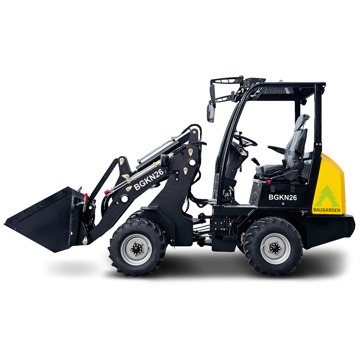Kolový nakládač BAUGARDEN BGKN26 Kubota + lžíce 1250mm + hydroupínák 8002BGKN26KU