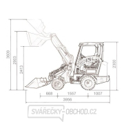 Teleskopický kolový nakládač BAUGARDEN BGKN26T Kubota + lžíce 1350mm + hydroupínák Náhled