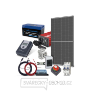 Solární sestava ostrovní TRINA 450Wp, baterie LiFePO4 12V 100Ah, měnič 230VAC 1000W gallery main image