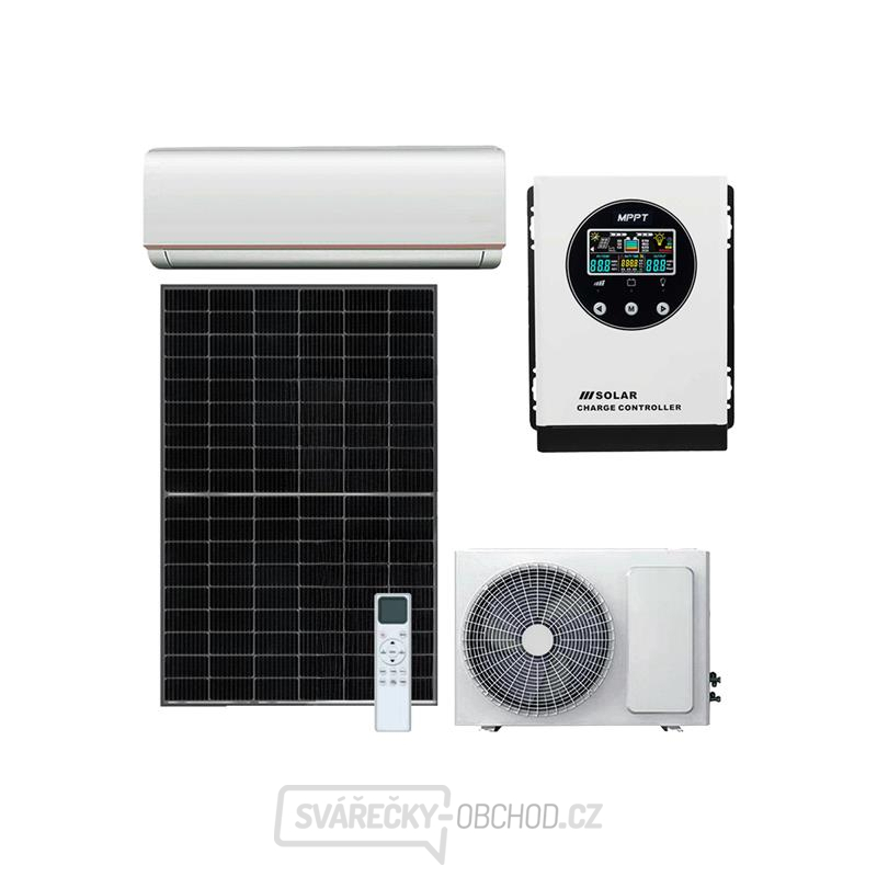 Sada klimatizace GETI GKF12K 3,5kW offgrid  + MPPT 60A gallery main image