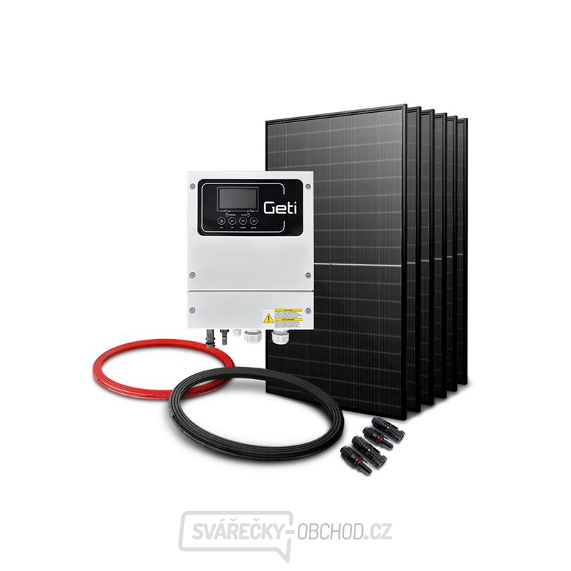 Sada pro fotovoltaický ohřev vody GETI GWH02D 2730W PV Trina gallery main image