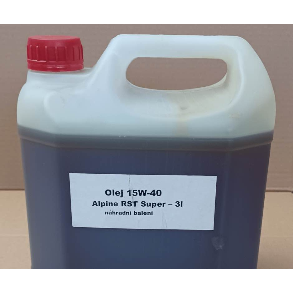 motorový olej 15W-40, Alpine RST Super, 3l 8011O15W40ARSTS03