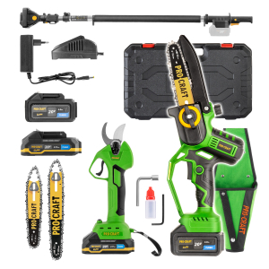 Sada aku ruční pilka s pouzdrem PKA32Li-P a nůžky na větve ES25Li + nástavec EP2.0R | SPKA32LiP/ES25Li/EP2.0R gallery main image