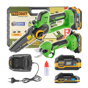 Sada aku ruční pilka PKA35Li a nůžky na větve ES25Li Procraft PA168SET | PA168SET gallery main image