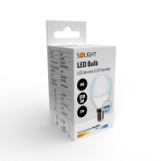 Solight LED žárovka, miniglobe, 6W, E14, 6000K, 510lm Náhled