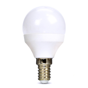 Solight LED žárovka, miniglobe, 6W, E14, 6000K, 510lm gallery main image