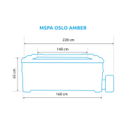 Bazén vířivý MSPA OSLO AMBER F-AM063W Náhled