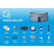 Bazén vířivý MSPA TIDAL-ECO F-TD066WE náhled