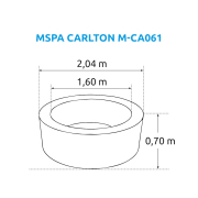 Vířivý bazén MSPA Carlton M-CA062 Náhled