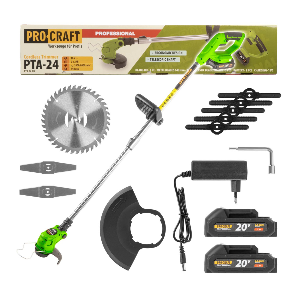 Aku vyžínač Procraft PTA24 | PTA-24 PTA-24