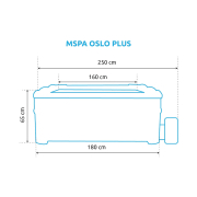 Vířivý bazén MSPA Oslo Plus F-OS063WP Náhled